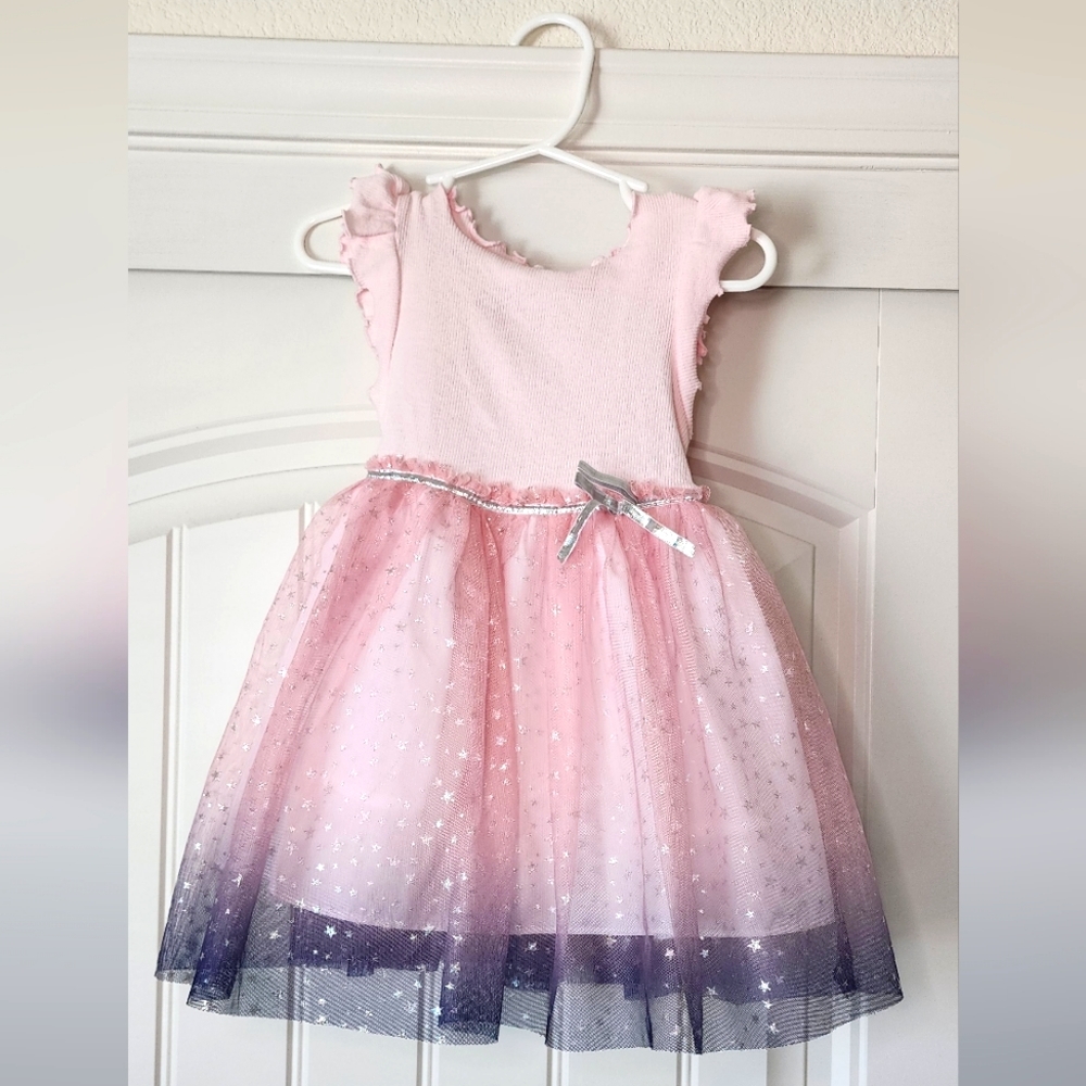 Pippa & Julie Ombre Foil Print Dress